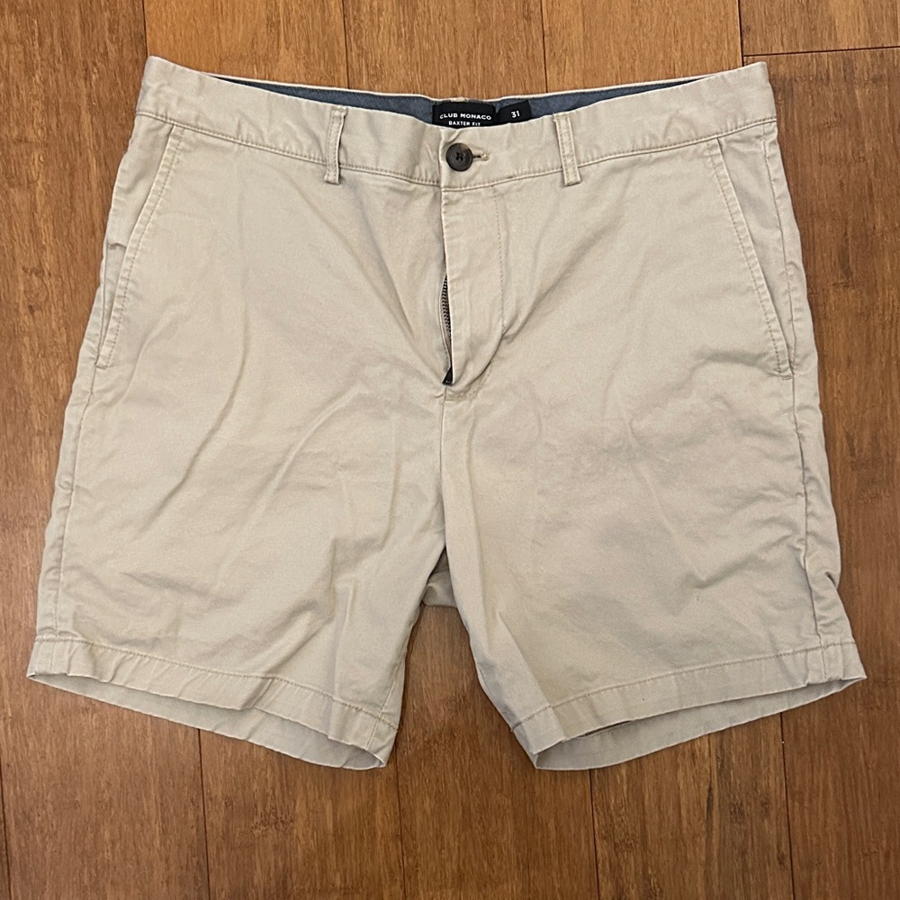 Club Monaco Baxter Short in Khaki